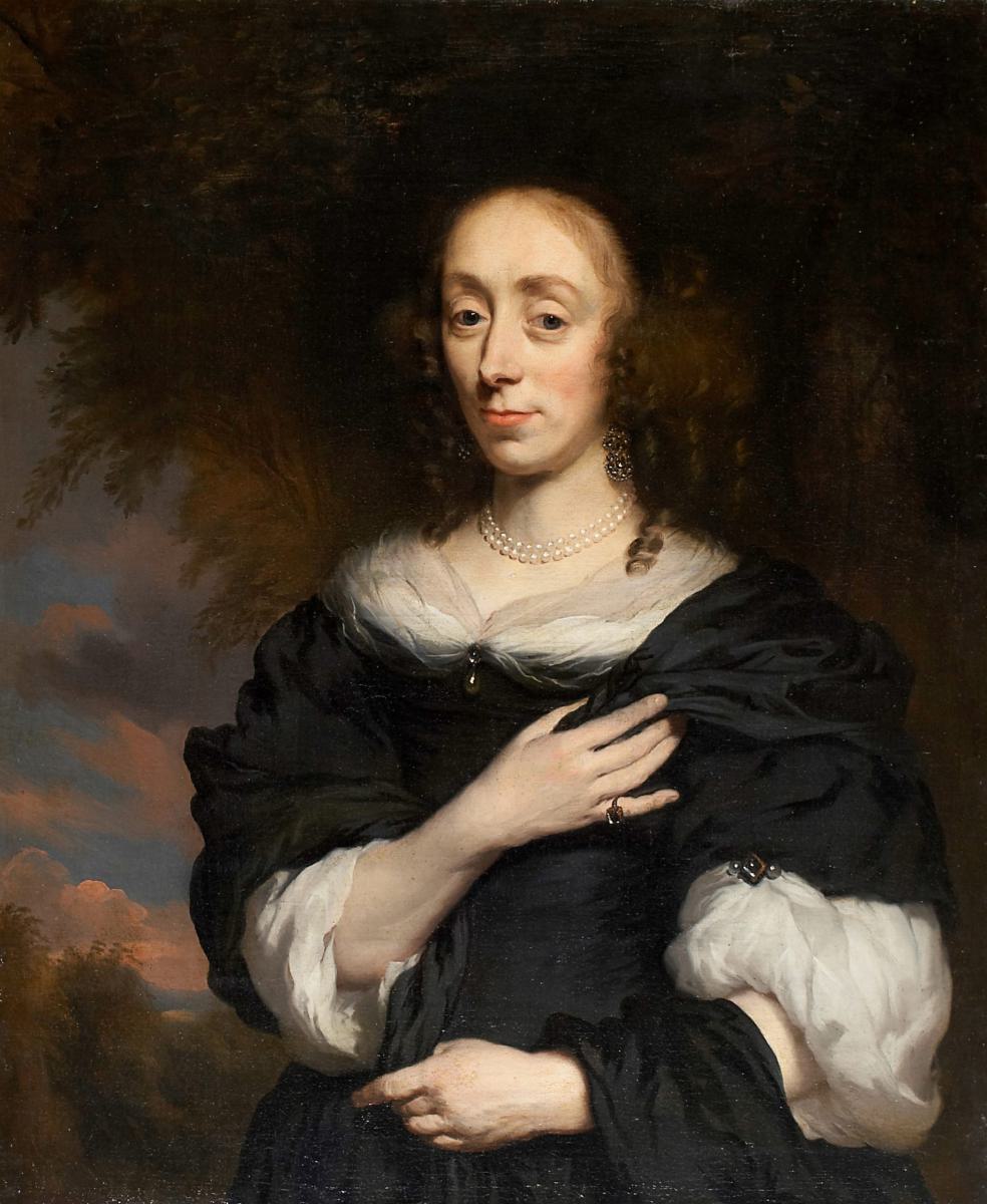  Nicolaes Maes (1634–1693) Bildnis einer Dame in einem schwarzen Kleid, ca. 1668–1670 Öl auf Leinwand 85,6 x 69,9 cm Städel Museum, Frankfurt am Main