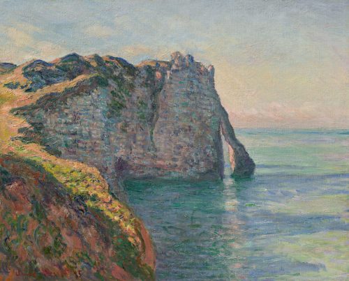 Claude Monet, Steilküste von Aval, 1885